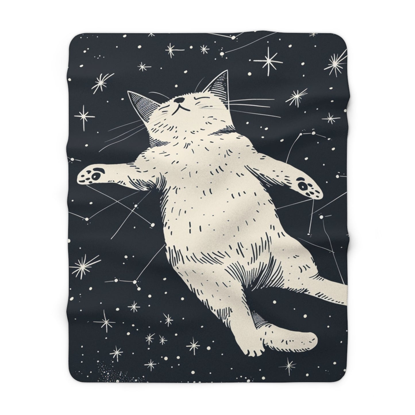 Sherpa Fleece Blanket - Catstronaught