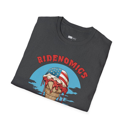 Bidenomics Melting Ice Cream T-shirt