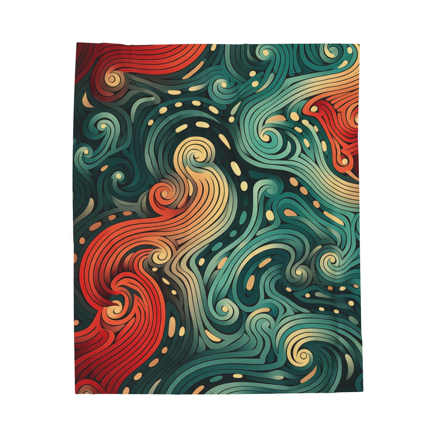 Abstract Trippy Blanket