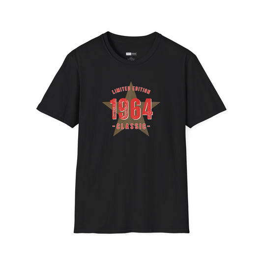 Custom Birth Year T-shirt BLACK