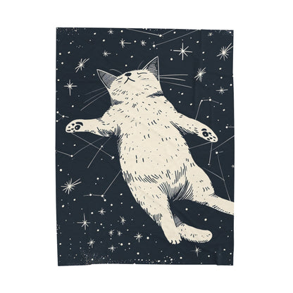 Velveteen Plush Blanket - Catstronaught