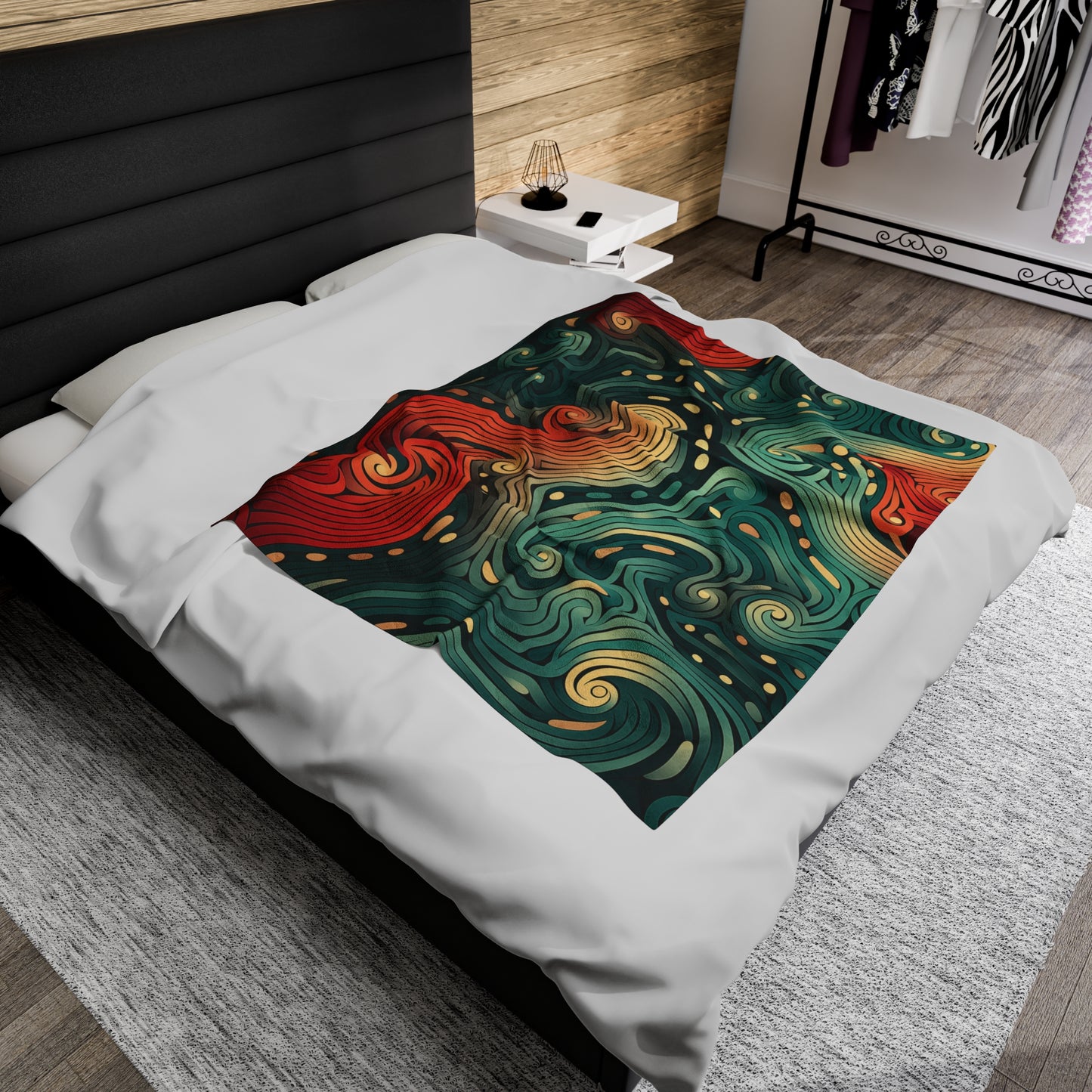 Abstract Trippy Blanket