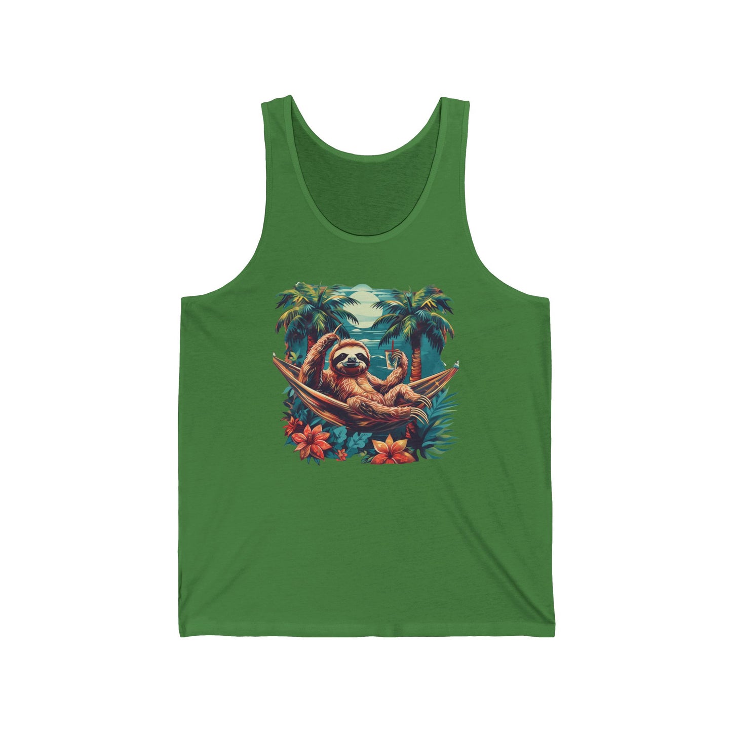 Sloth In A Hammock Tank Top