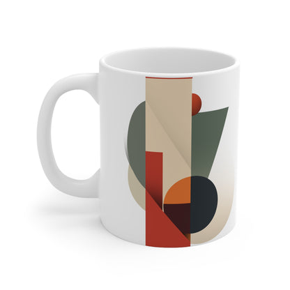 Abstract Geometry Ceramic Mug