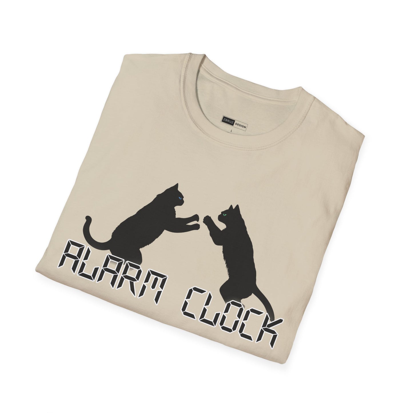 Fighting Cats Alarm Clock T Shirt