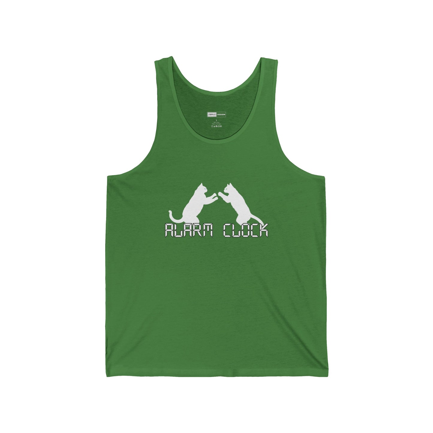 Fighting Cats Alarm Clock Unisex Tank Top