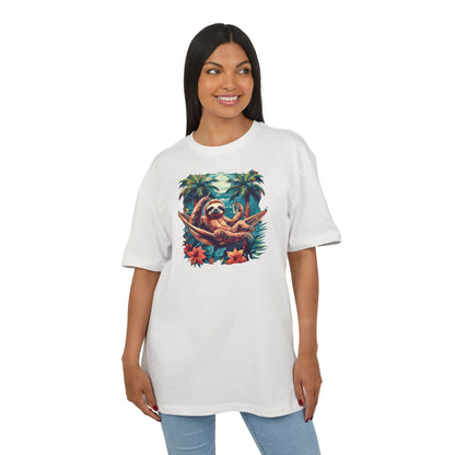 Sloth In A Hammock Oversized Fit T-shirt