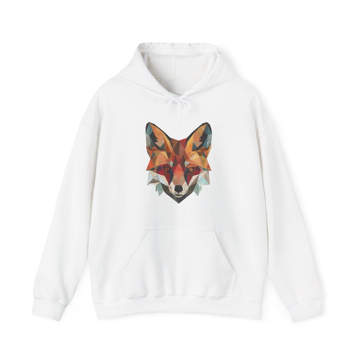 Geometric Fox Hoodie