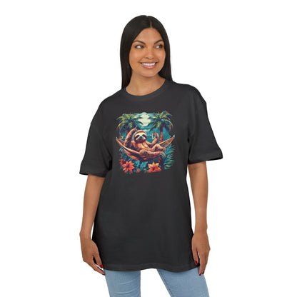 Sloth In A Hammock Oversized Fit T-shirt