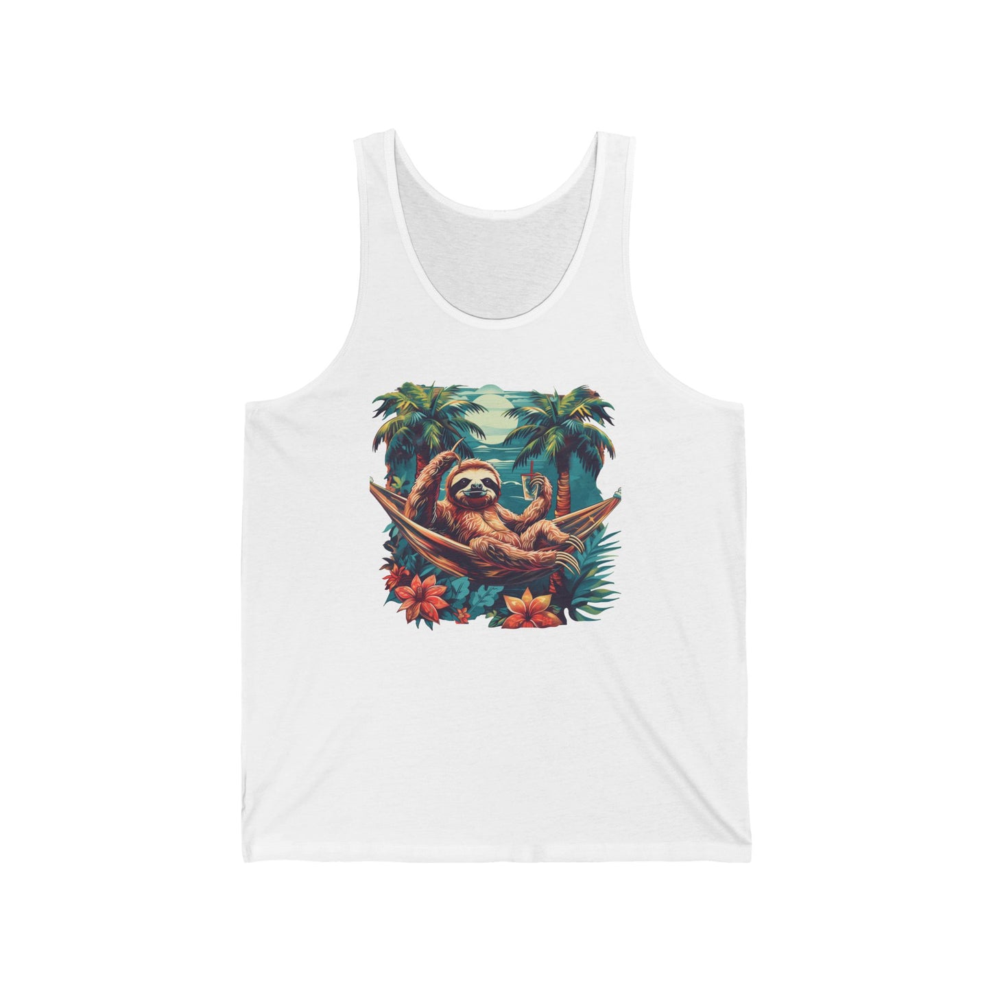 Sloth In A Hammock Tank Top