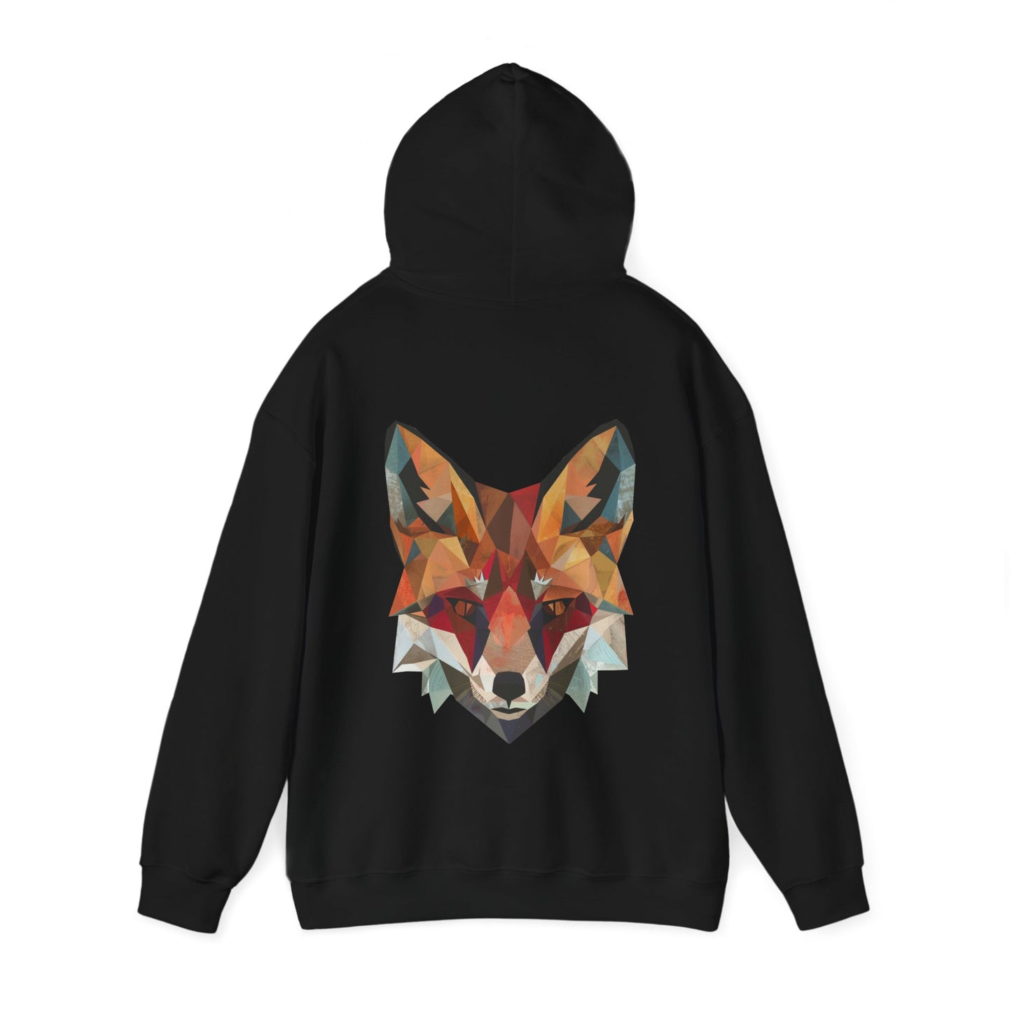 Geometric Fox Hoodie