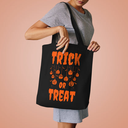 Trick Or Treat Cotton Tote Bag