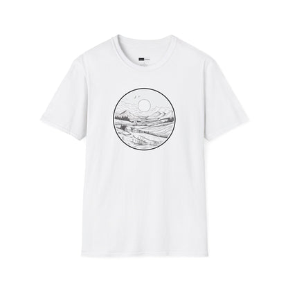 Black And White Mountain T-shirt