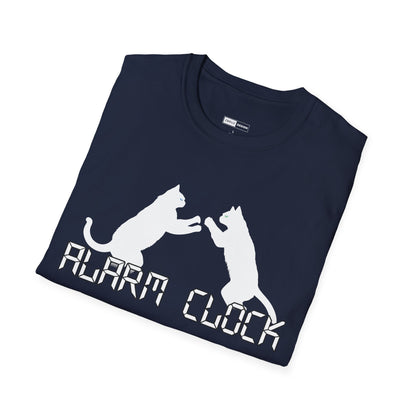 Fighting Cats Alarm Clock T Shirt