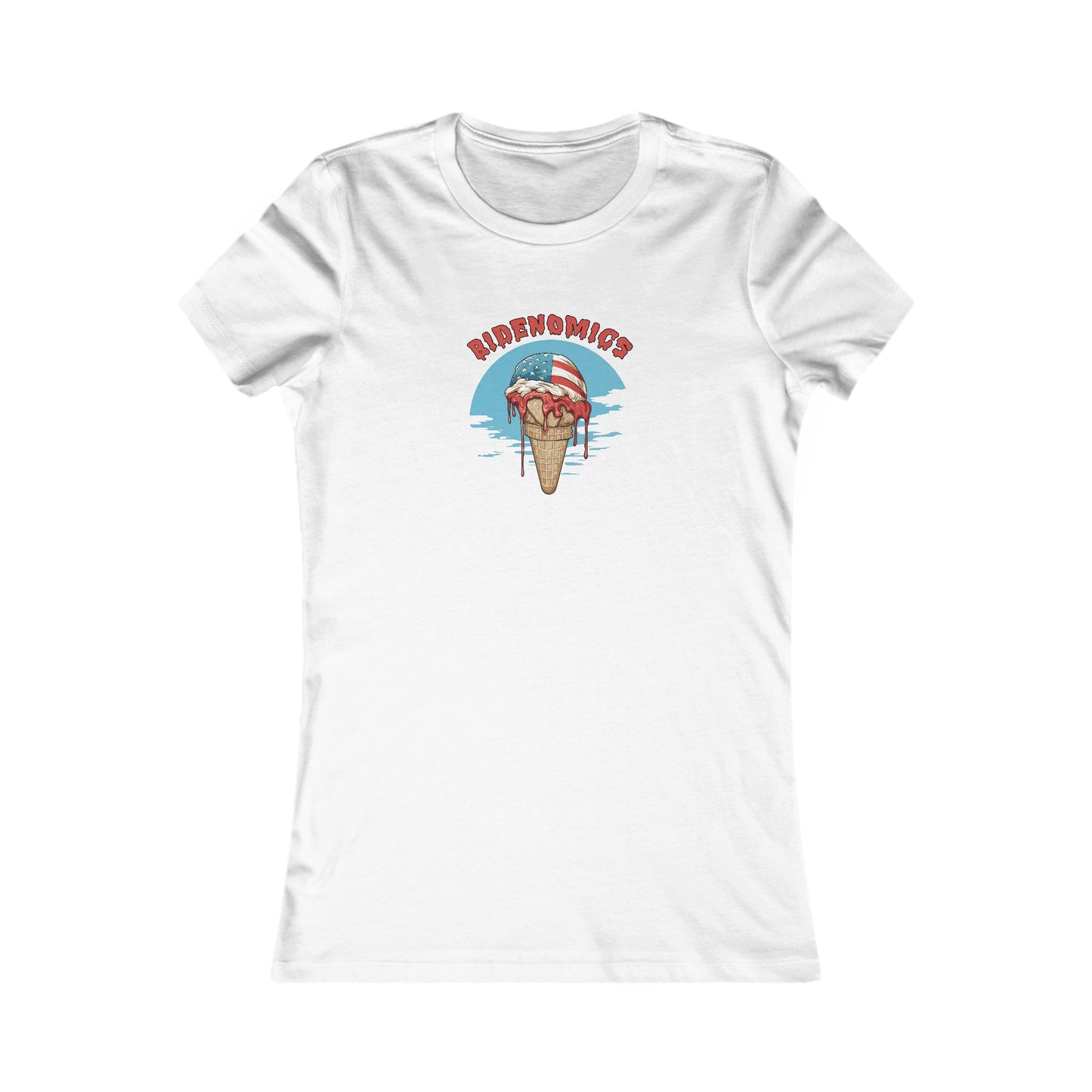 Women's Bidenomics Melting Ice Cream T-shirt