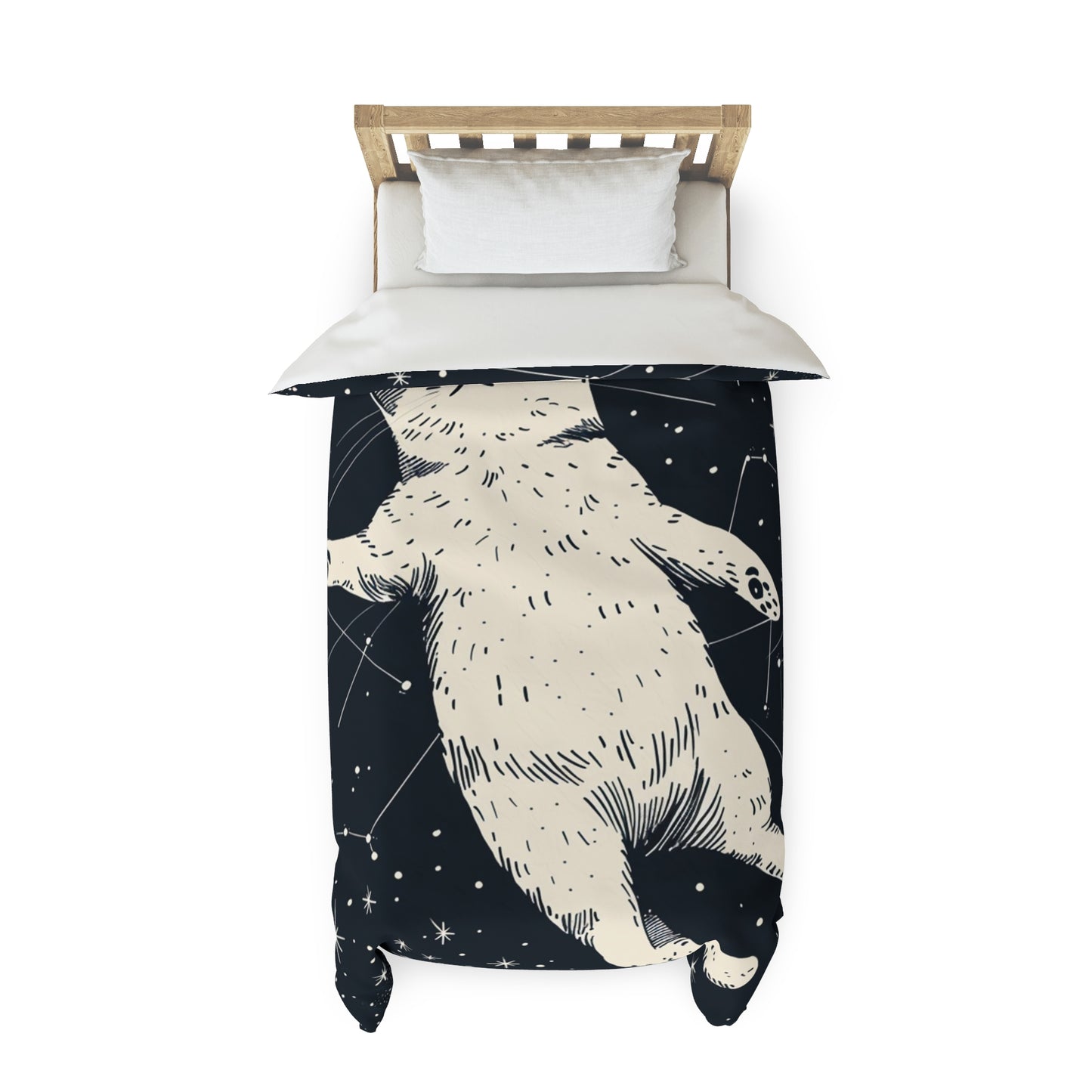 Catstronaught Duvet Cover