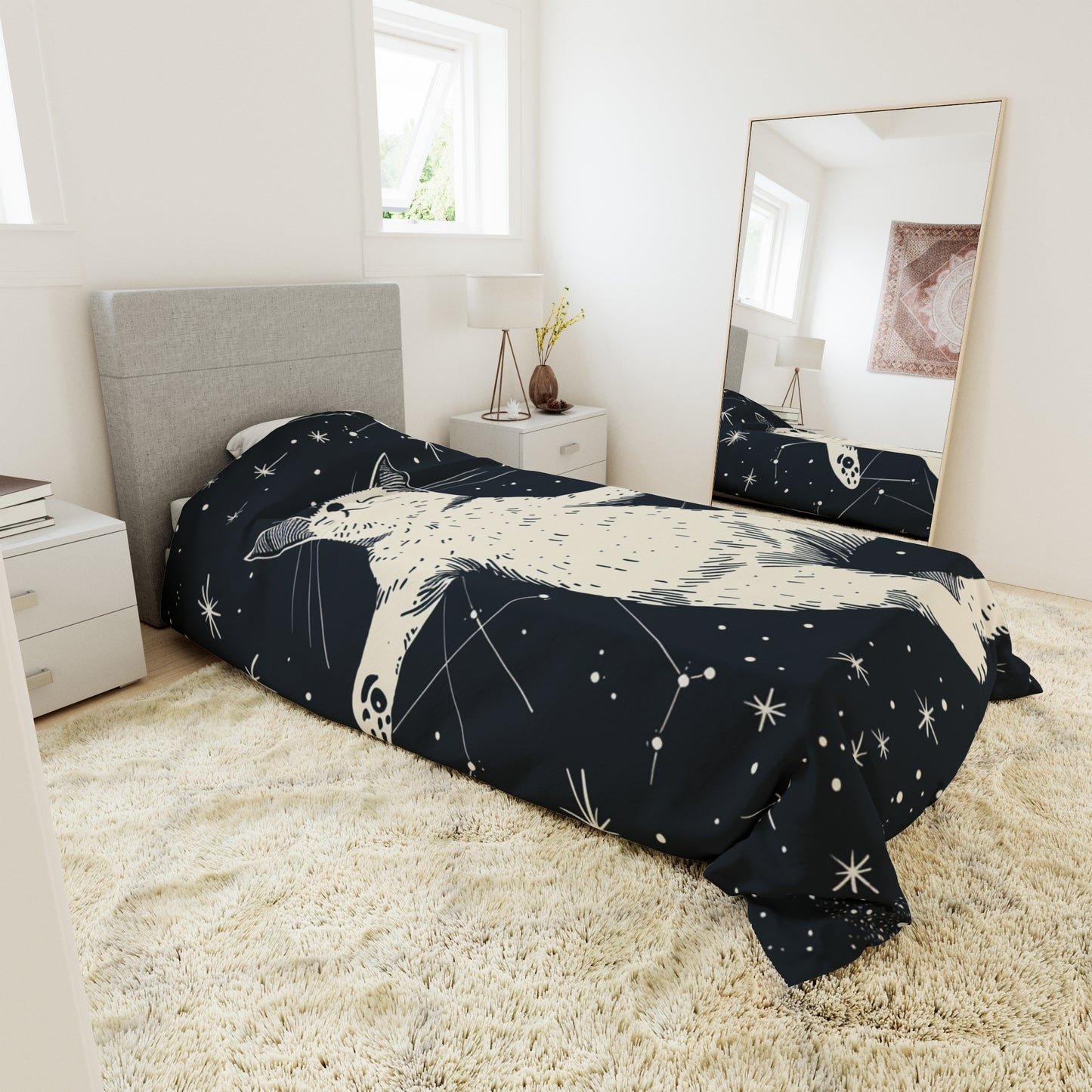 Catstronaught Duvet Cover