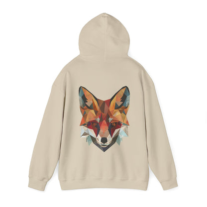 Geometric Fox Hoodie