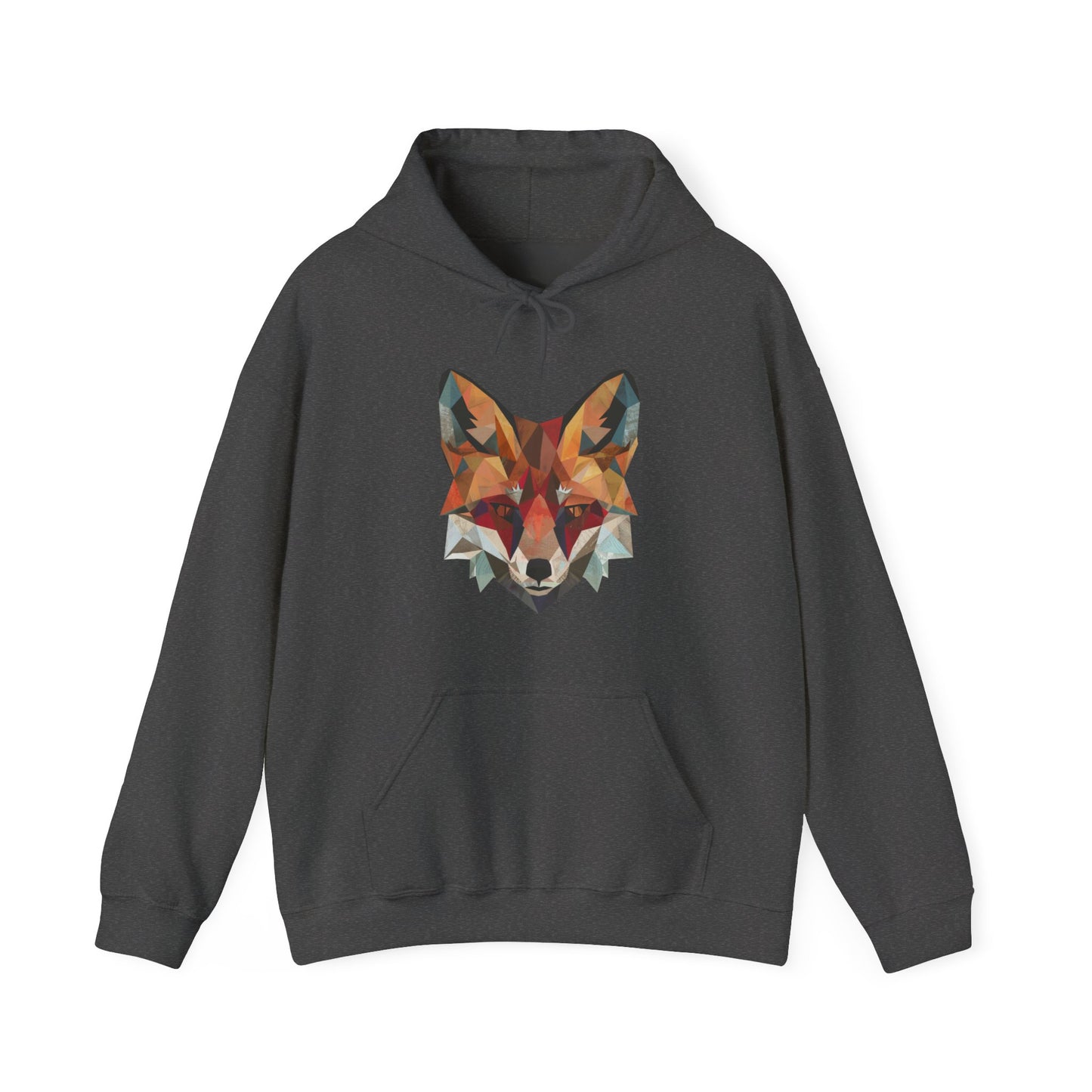 Geometric Fox Hoodie