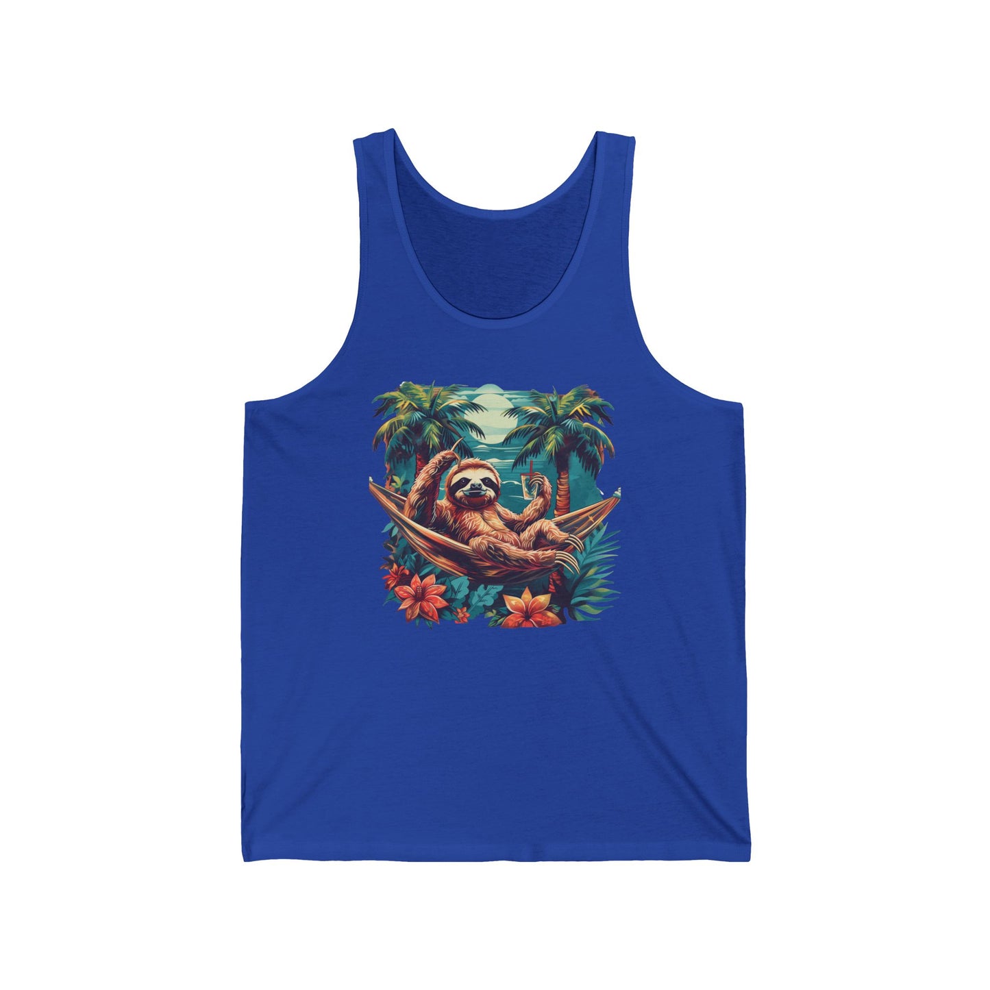 Sloth In A Hammock Tank Top