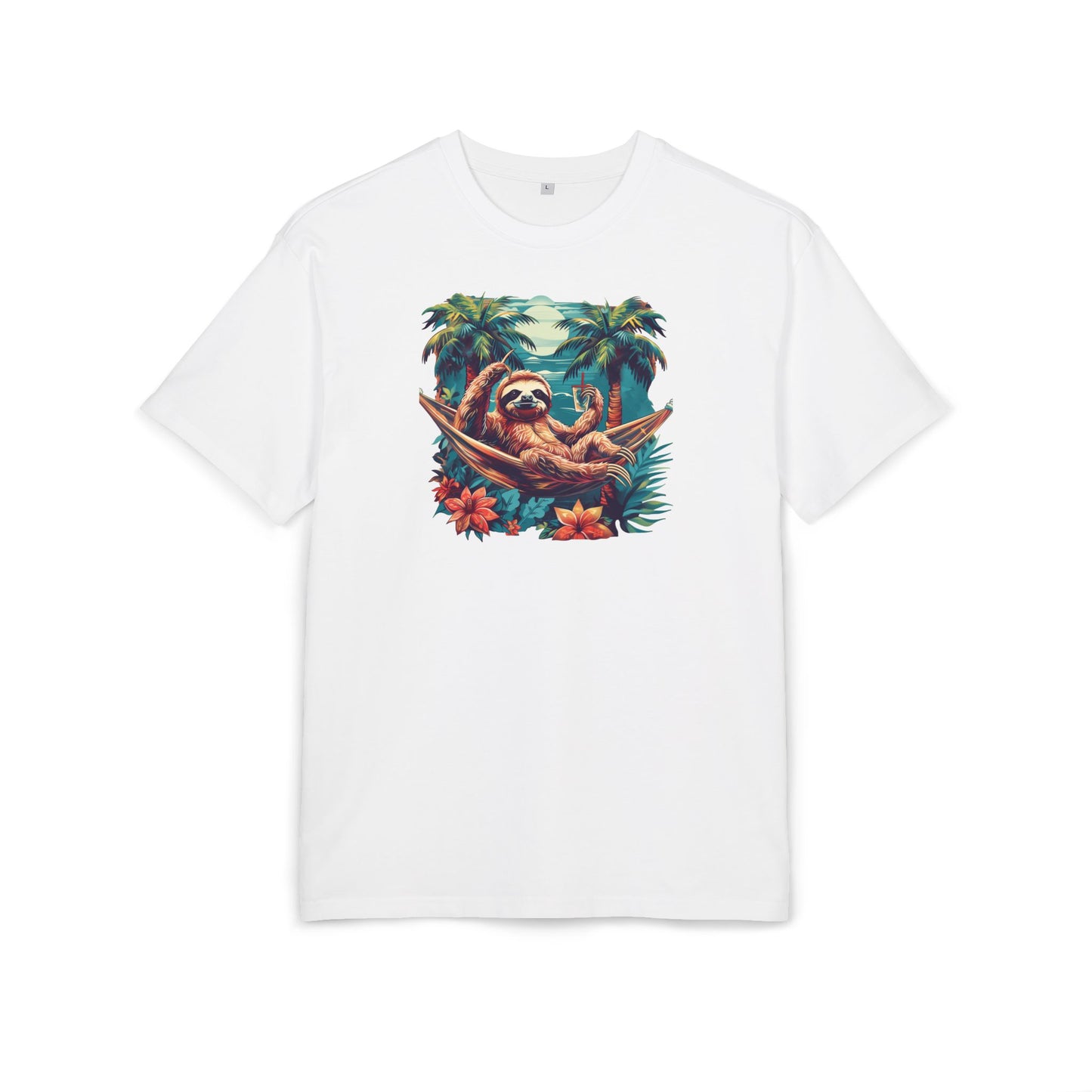 Sloth In A Hammock Oversized Fit T-shirt