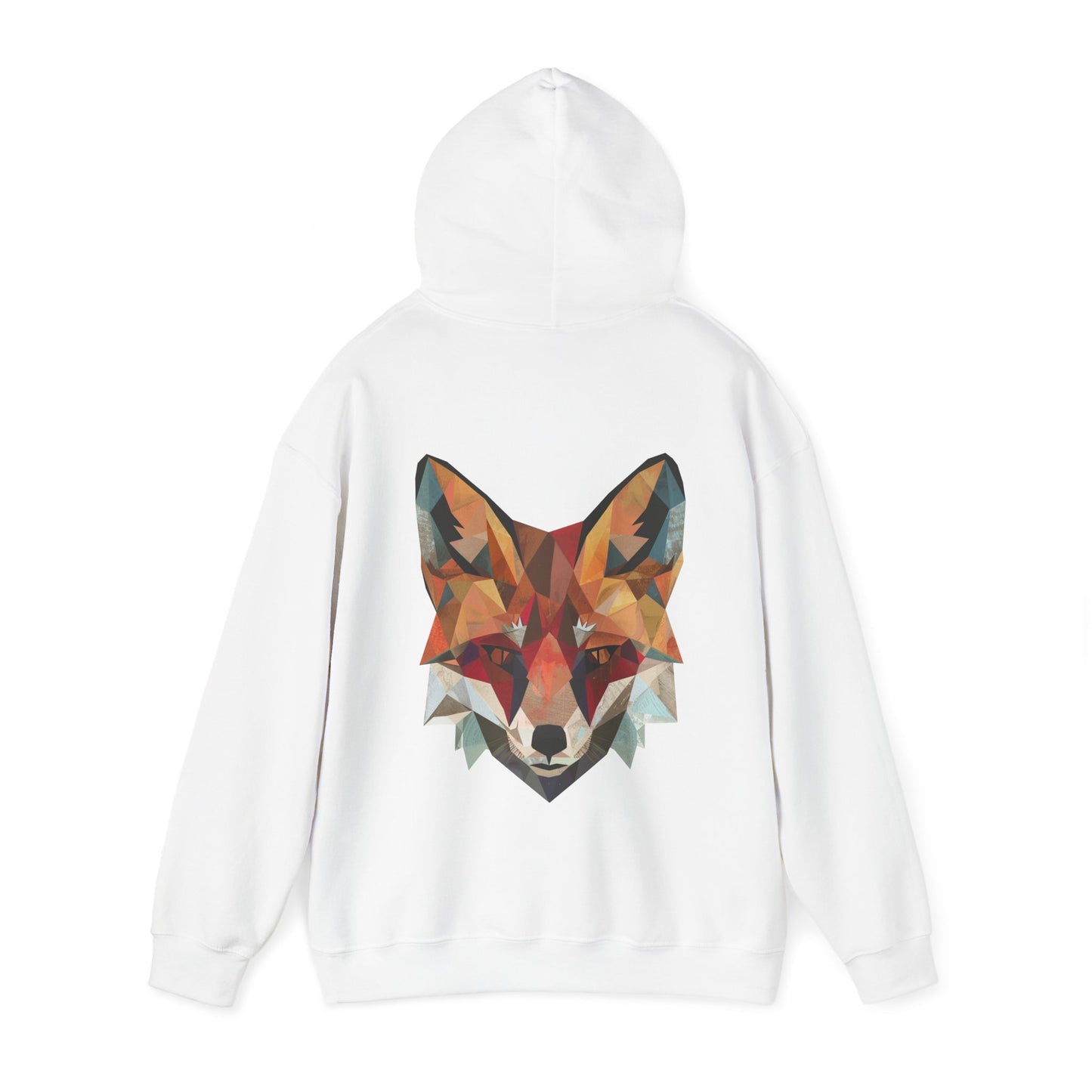 Geometric Fox Hoodie