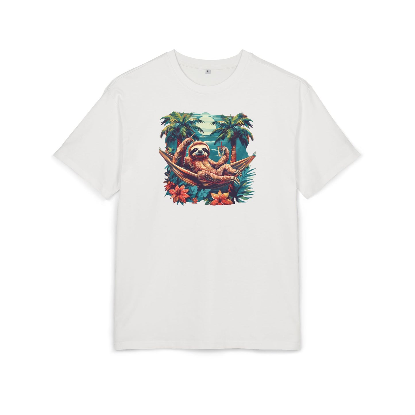 Sloth In A Hammock Oversized Fit T-shirt