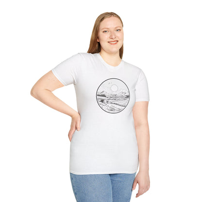 Black And White Mountain T-shirt