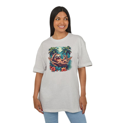 Sloth In A Hammock Oversized Fit T-shirt