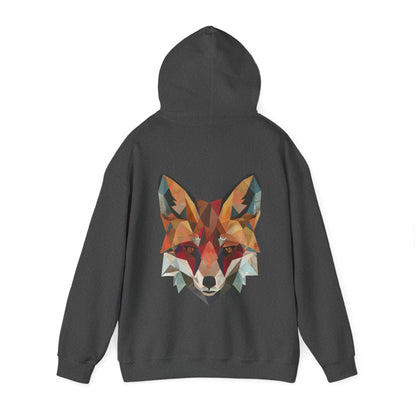 Geometric Fox Hoodie