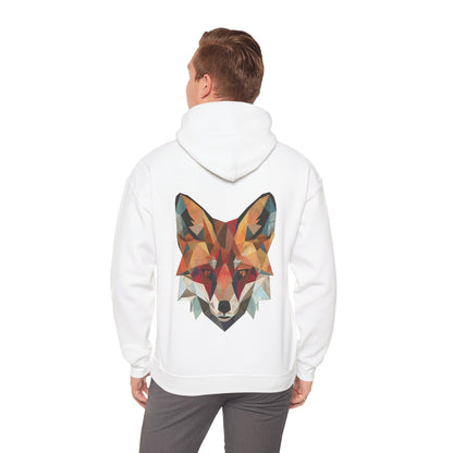 Geometric Fox Hoodie