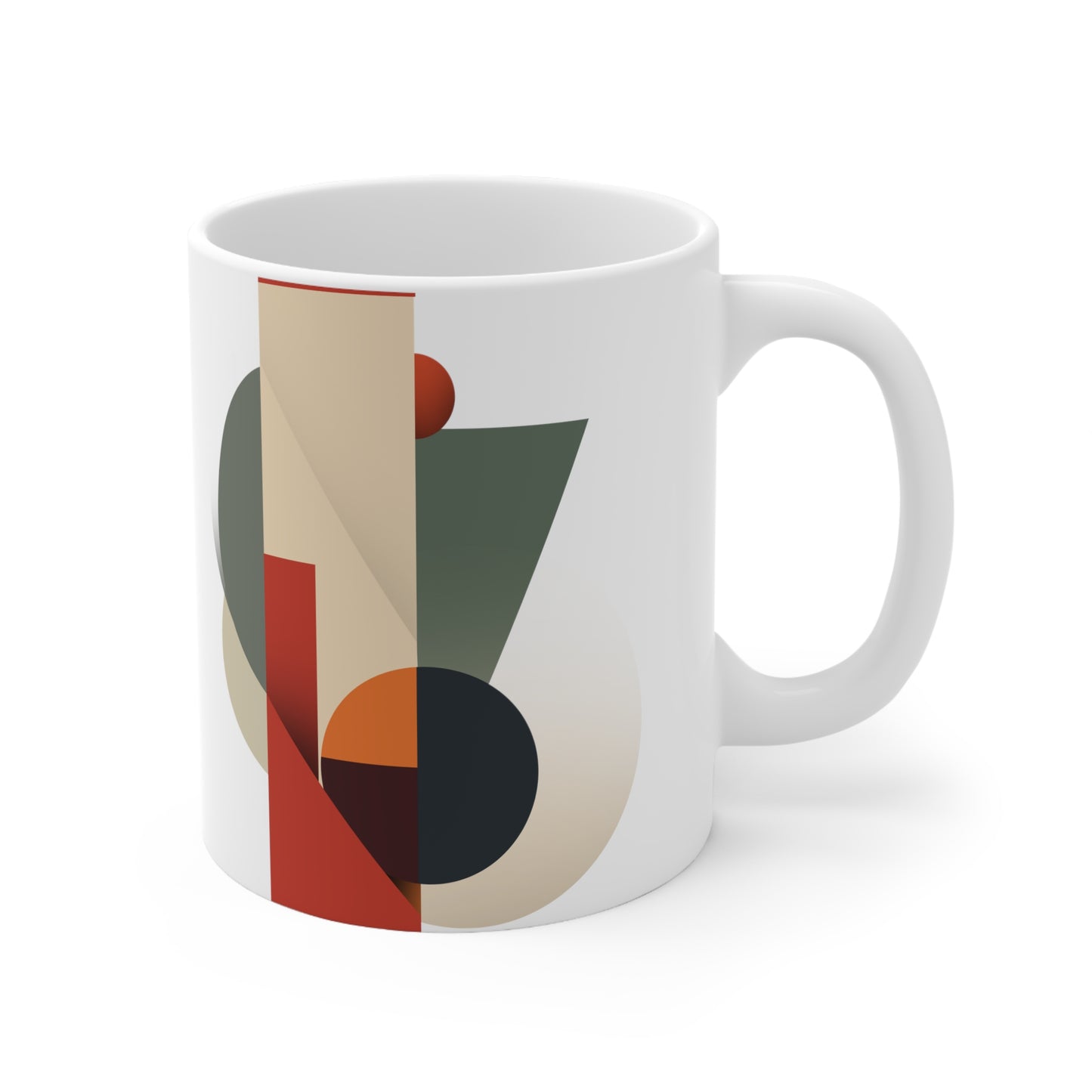 Abstract Geometry Ceramic Mug