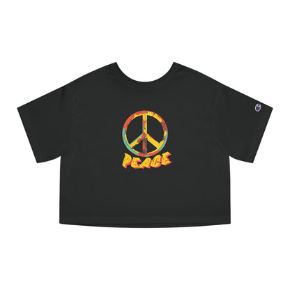 Women's Peace Cropped T-Shirt