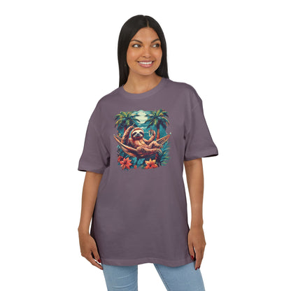 Sloth In A Hammock Oversized Fit T-shirt