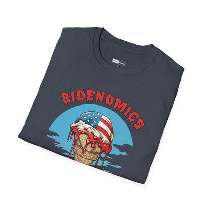 Bidenomics Melting Ice Cream T-shirt