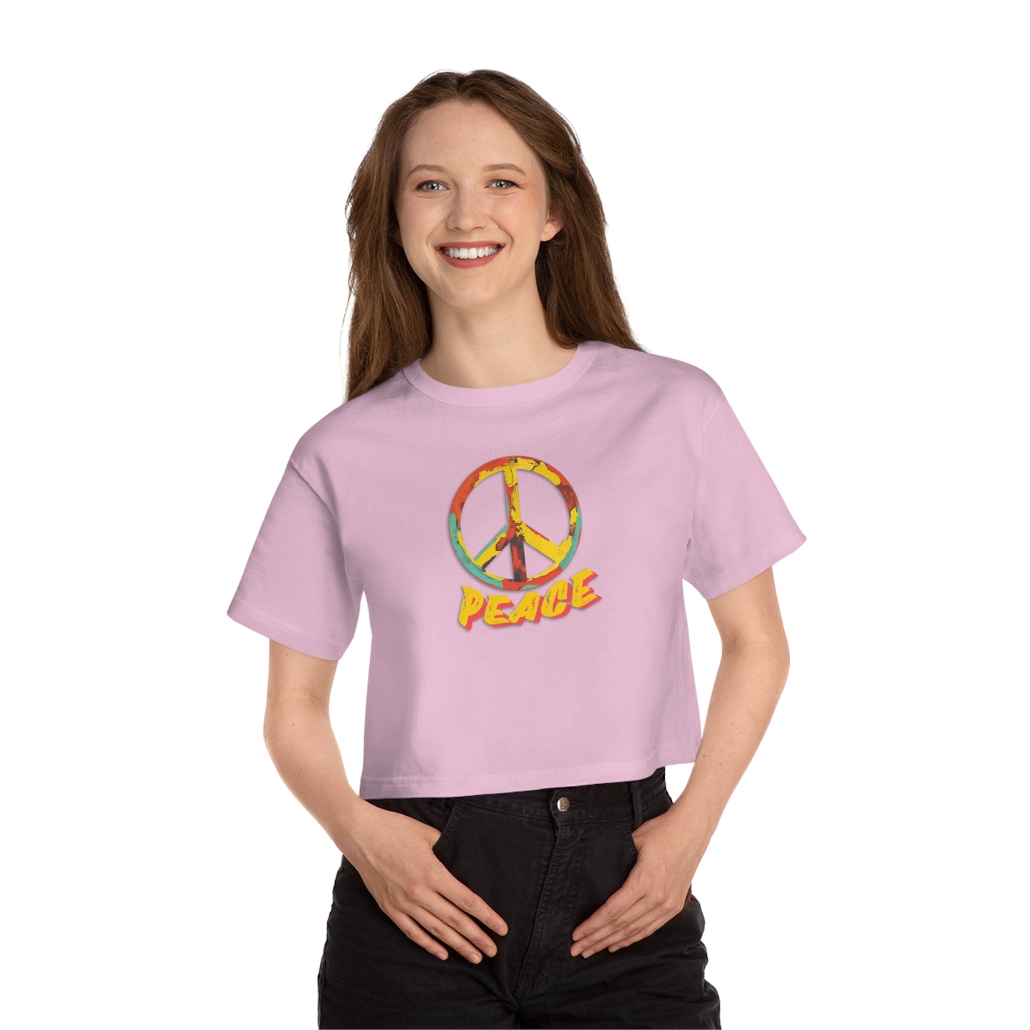 Women's Peace Cropped T-Shirt