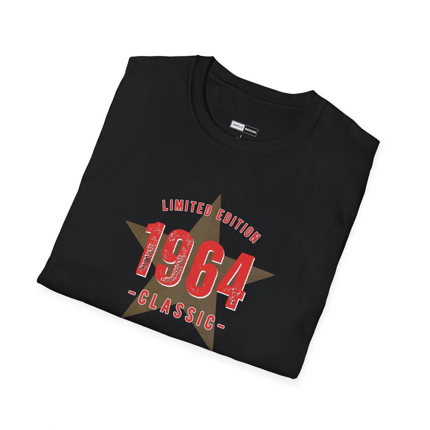 Custom Birth Year T-shirt BLACK